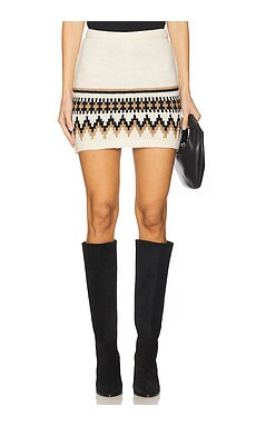 SER.O.YA Sierra Mini Skirt in Eggshell from Revolve.com | Revolve Clothing (Global)