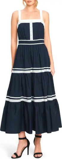 FLYING TOMATO Two Tone Sleeveless Tiered Maxi Dress | Nordstromrack | Nordstrom Rack