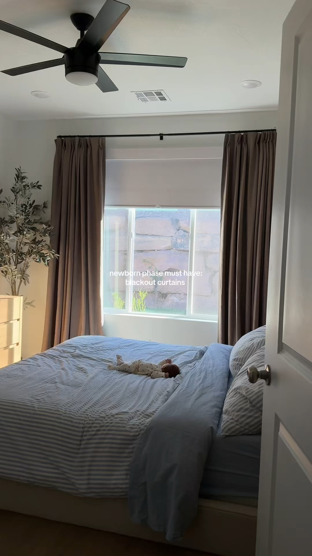 Adding curtains made our room so cozy + has helped with our sleep so much!! In the color oak dim gray 🫶🏻



#twopages #twopagescurtains #home

#LTKHome