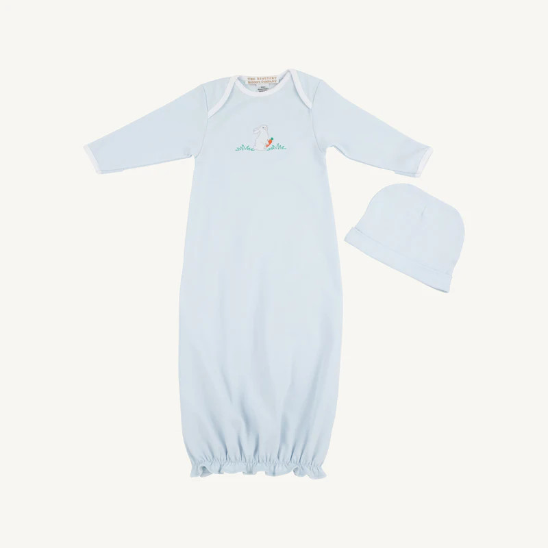 Adorable Everyday Set - Buckhead Blue with Bunny Embroidery | The Beaufort Bonnet Company