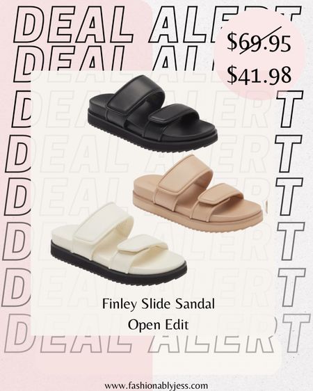 Loving these super cute sandals from Open Edit! Super stylish and comfy! Now only $42! 
#sandals #summersandals 

#LTKstyletip #LTKshoecrush #LTKFind
