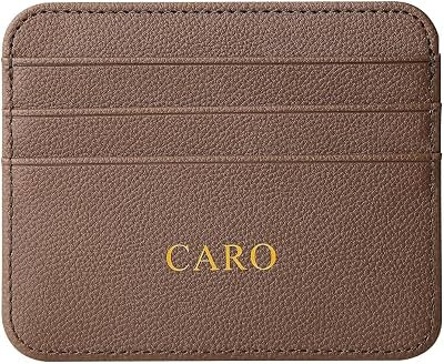 Personalise Gold Silver Initial Letters Credit Card Holder Wallet, PU Leather Ultra Slim Wallet, ... | Amazon (US)