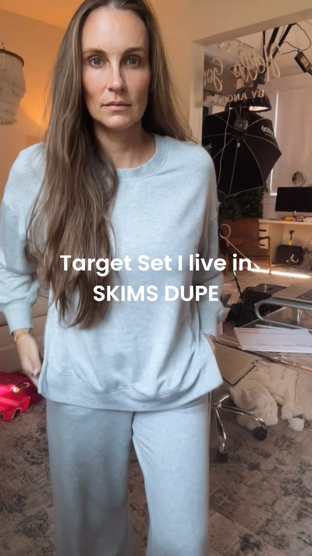 My go to target skims dupe set for $25 per piece. Comfiest set ever for housework, lounging, travel, mom duty, school drop off, and so much more. Wearing size small.

Target finds, target matching set, casual outfit, comfy set, comfy outfit, travel look

#LTKmomlife #LTKootd #LTKFindsUnder50