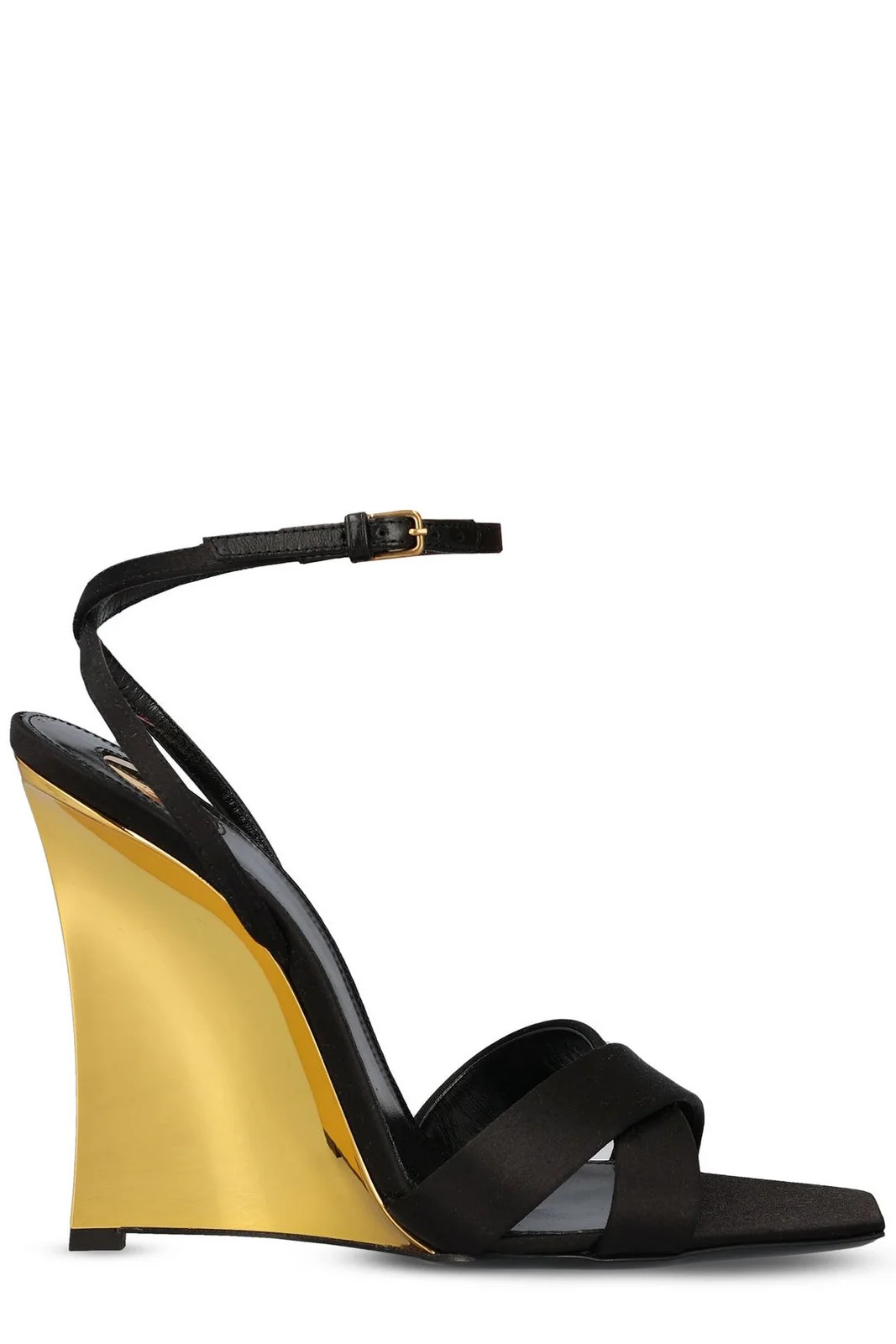 Saint Laurent Lucienne Open Toe Sandals | Cettire Global