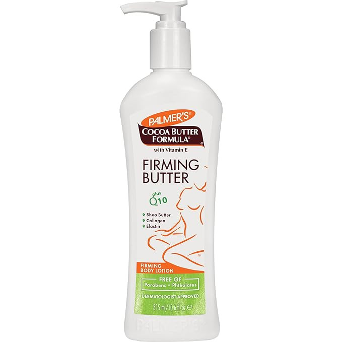 Palmer's Cocoa Butter Formula with Vitamin E + Q10 Firming Butter Body Lotion, Postpartum Essenti... | Amazon (US)