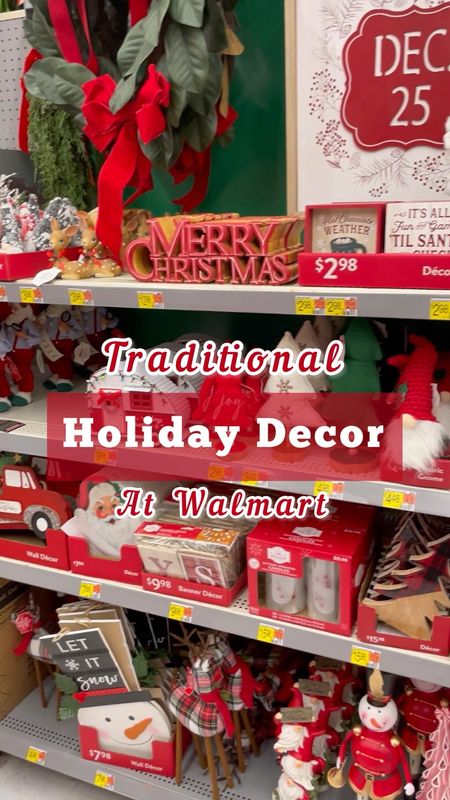 Traditional Holiday Decor at Walmart 

#LTKunder50 #LTKhome #LTKHoliday
