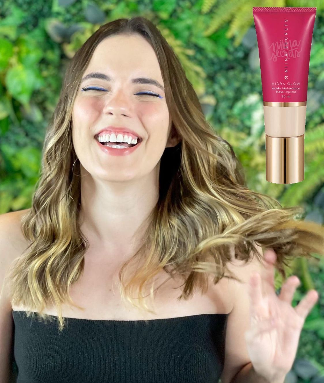 Base Hidra Glow da Linha Niina Secrets com Eudora. 
Com toda certeza do mundo, essa base é uma das duas que ocupam o Top 01 das minhas favoritas!!
Fica super confortável na pele, deixa um glow bem bonito de pele saudável e super hidratada e a durabilidade é ótima!! 
Minha cor é a 00.
Na segunda foto, passei uma camada dela em cima da minha tatuagem pra vocês verem a diferença e a cobertura. 

#LTKbrasil #LTKCyberWeek #LTKbeauty