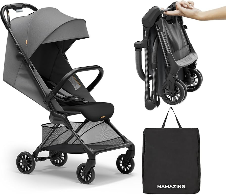 Lightweight Baby Strollers for Airplane, Ultra-Compact Travel Stroller, Light & Strong Portable T... | Amazon (US)