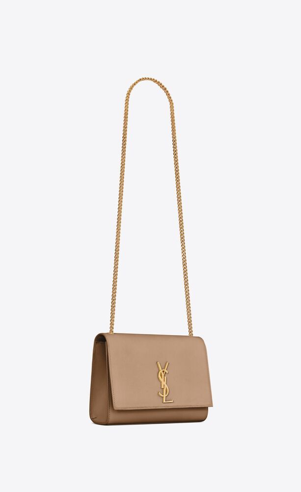 Classic Saint Laurent monogram shoulder bag MADE WITH METAL-FREE TANNED LEATHER, decorated with t... | Saint Laurent Inc. (Global)