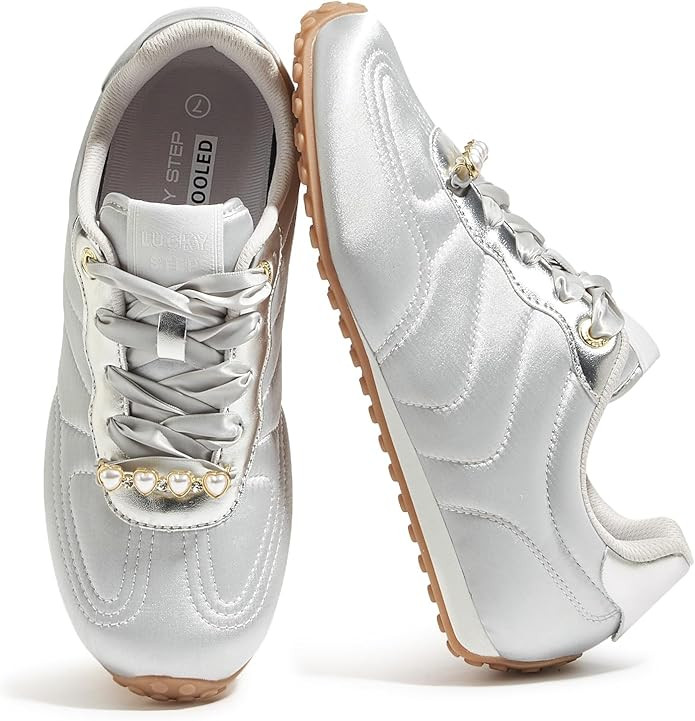 LUCKY STEP Women's Chunky Fashion Sneakers | Amazon (US)