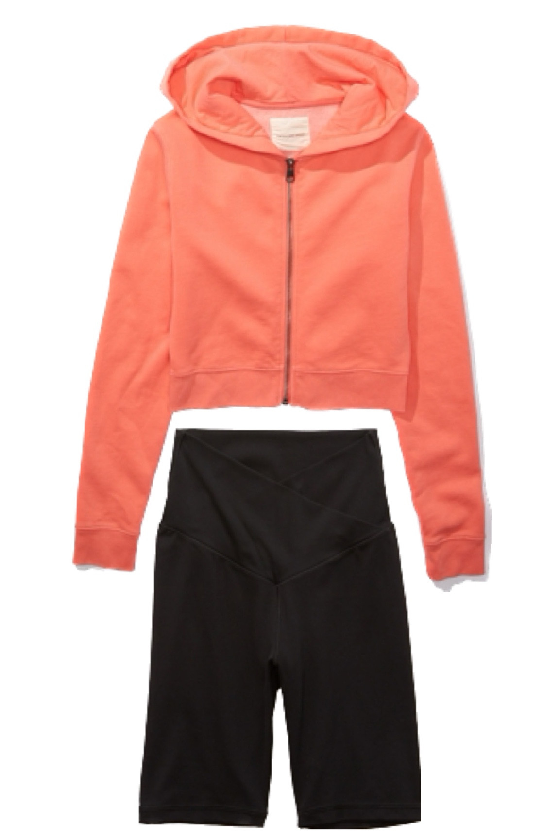 Recent aerie clearance haul… my favorite biker shorts and this cuuute cropped hoodie! 

#LTKunder50 #LTKSale #LTKfit