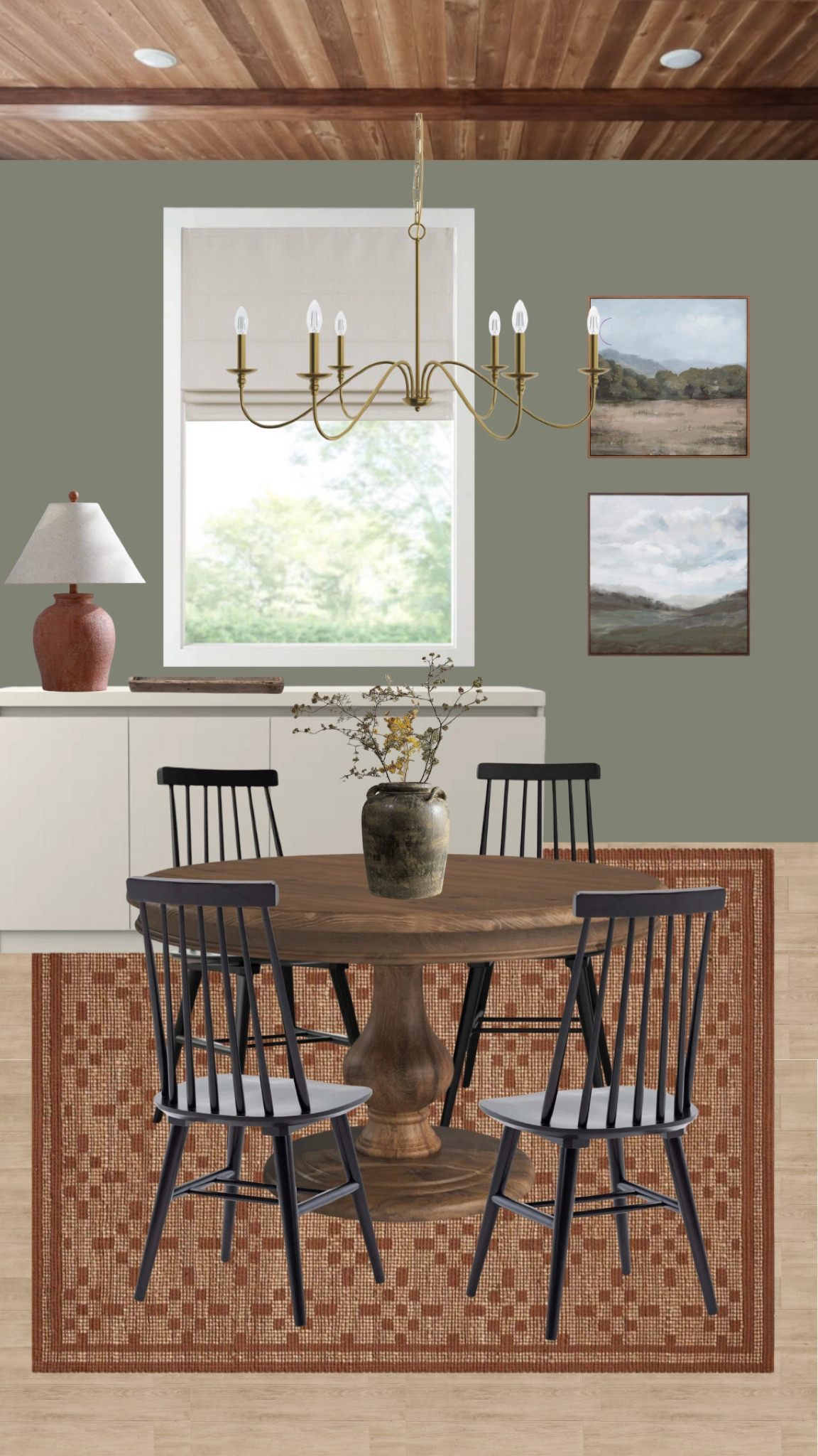 Dining room mood board with @wayfair’s Black Friday in July deals. I’m always eyeing this chandelier and this is the lowest price I’ve seen it!

