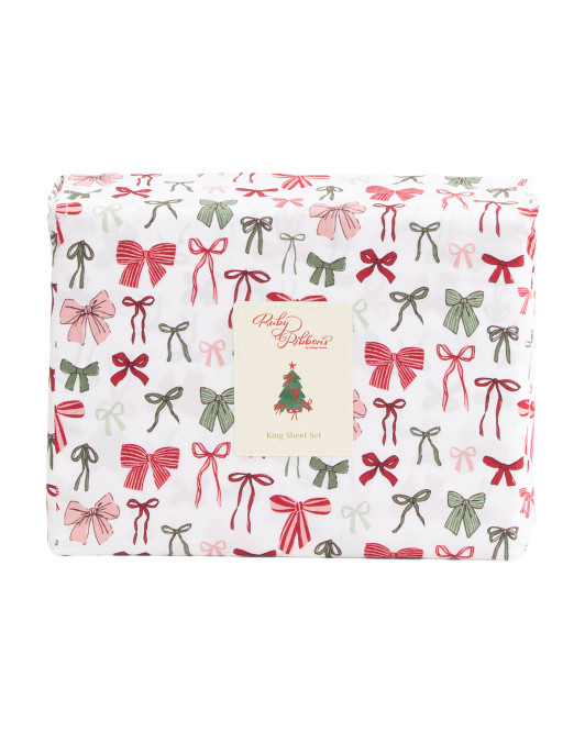 Bow Charms Sheet Set | TJ Maxx