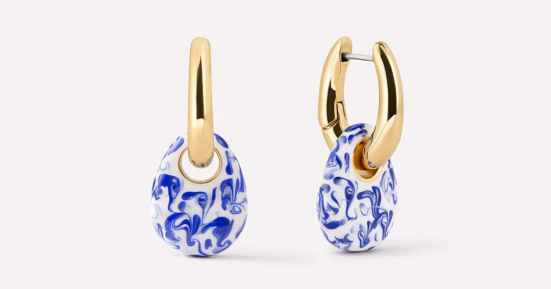 Kayla Marble Blue | Ana Luisa