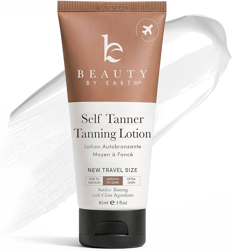 Tanning Lotion Self Tanner - USA Made with Natural & Organic Ingredients, Travel Size Self Tan Lo... | Amazon (US)