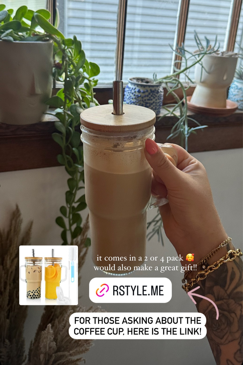 Coffee cups. Coffee tumbler. Glass tumbler. Coffee container. Amazon finds. Amazon sales. Amazon cups. 

#LTKBacktoSchool #LTKFindsUnder50 #LTKU