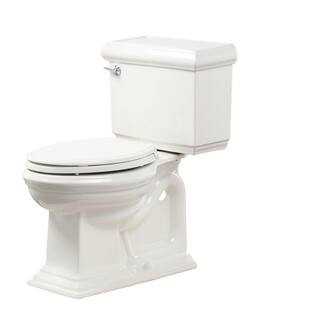 KOHLER Memoirs 2-Piece 1.28 GPF Single Flush Elongated Toilet in White 10493-0 - The Home Depot | The Home Depot