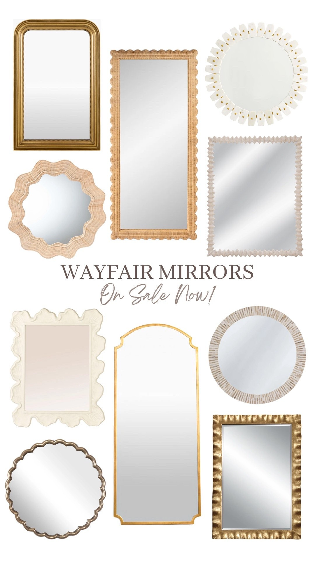 Wayfair mirror roundup! I found a lot of designer looks for less here! 

#LTKSaleAlert #LTKselfcare #LTKHome