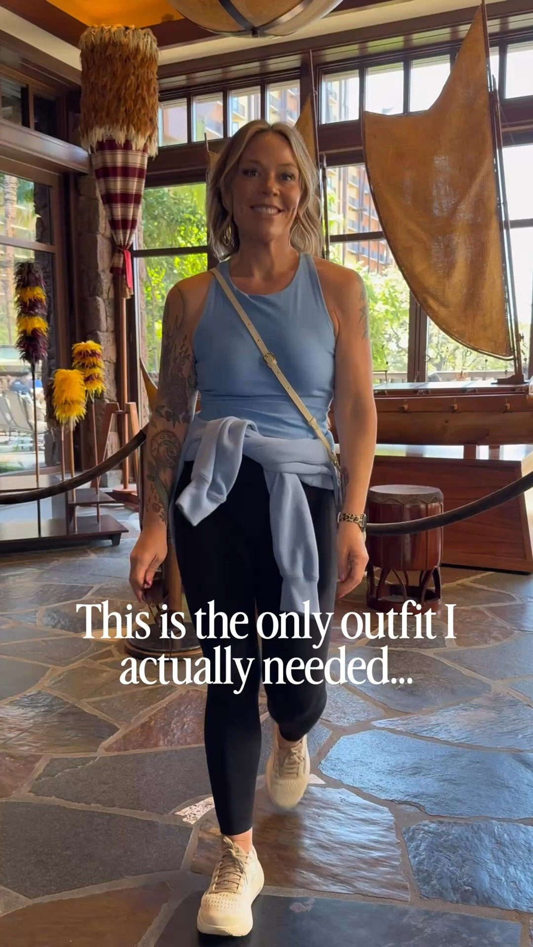 Hot take:
You don’t need 12 outfits for a 7-day trip😘.

You need one set that works.

I wore this sweatshirt and shoes on the plane ✈️.

I’m wearing it exploring today🧭.

And I’ll probably wear it again tomorrow😉.

Comfy > complicated. Always.

👉 Save this for your next trip ✈️

#LTKmomlife #LTKTravel #LTKootd