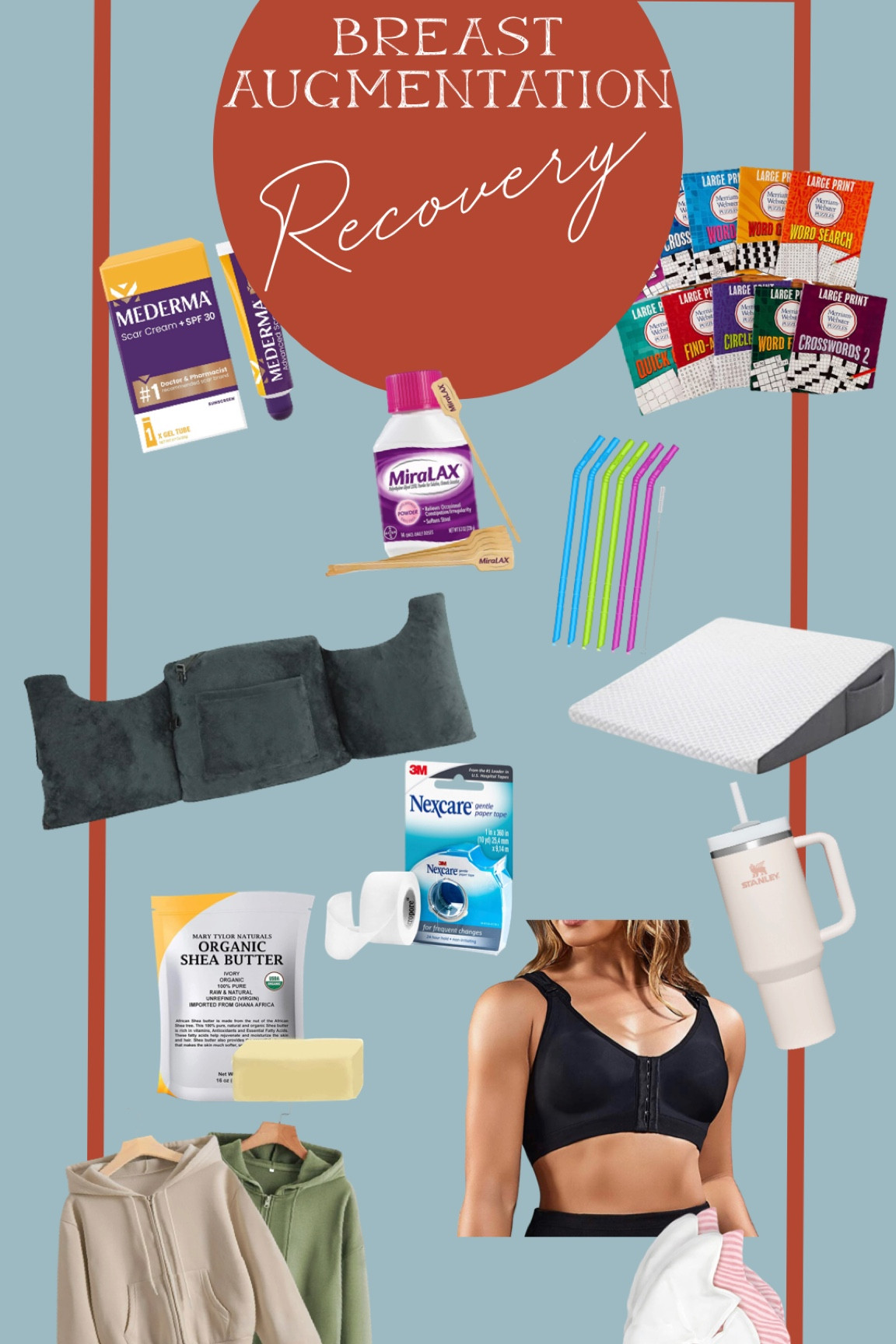 These are the items that helped me through my breast augmentation surgery recovery! 
happy recovery ladies ♥️

#LTKunder50 #LTKFind