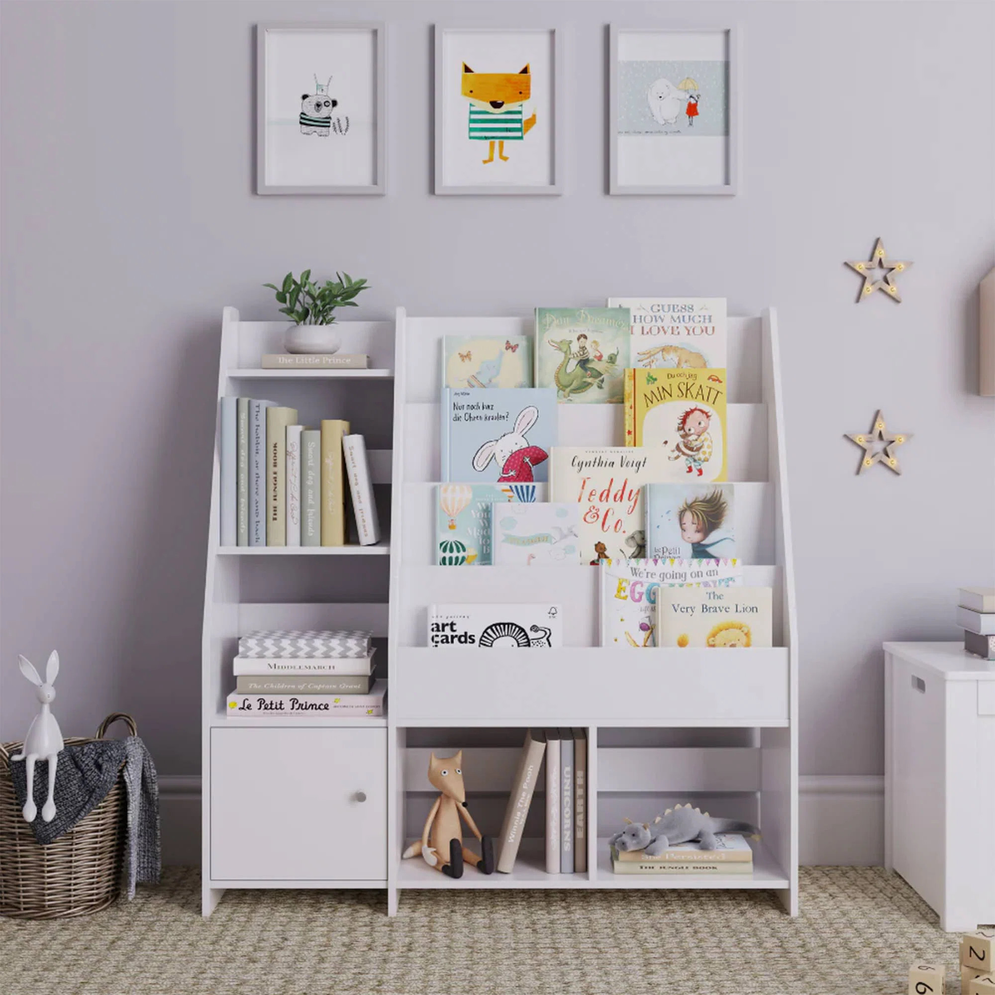 Isabelle & Max™ Alleisha 39.4'' H X 37.4'' W Book Display & Reviews | Wayfair | Wayfair North America