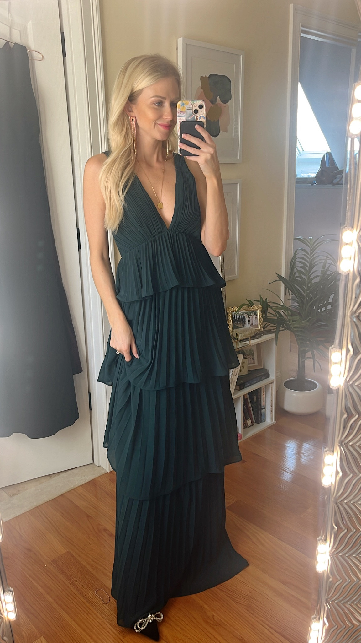 Black tie wedding guest dress Wearing size xs - $118 runs a bit big .very bump friendly 

#LTKWedding #LTKHoliday #LTKBump