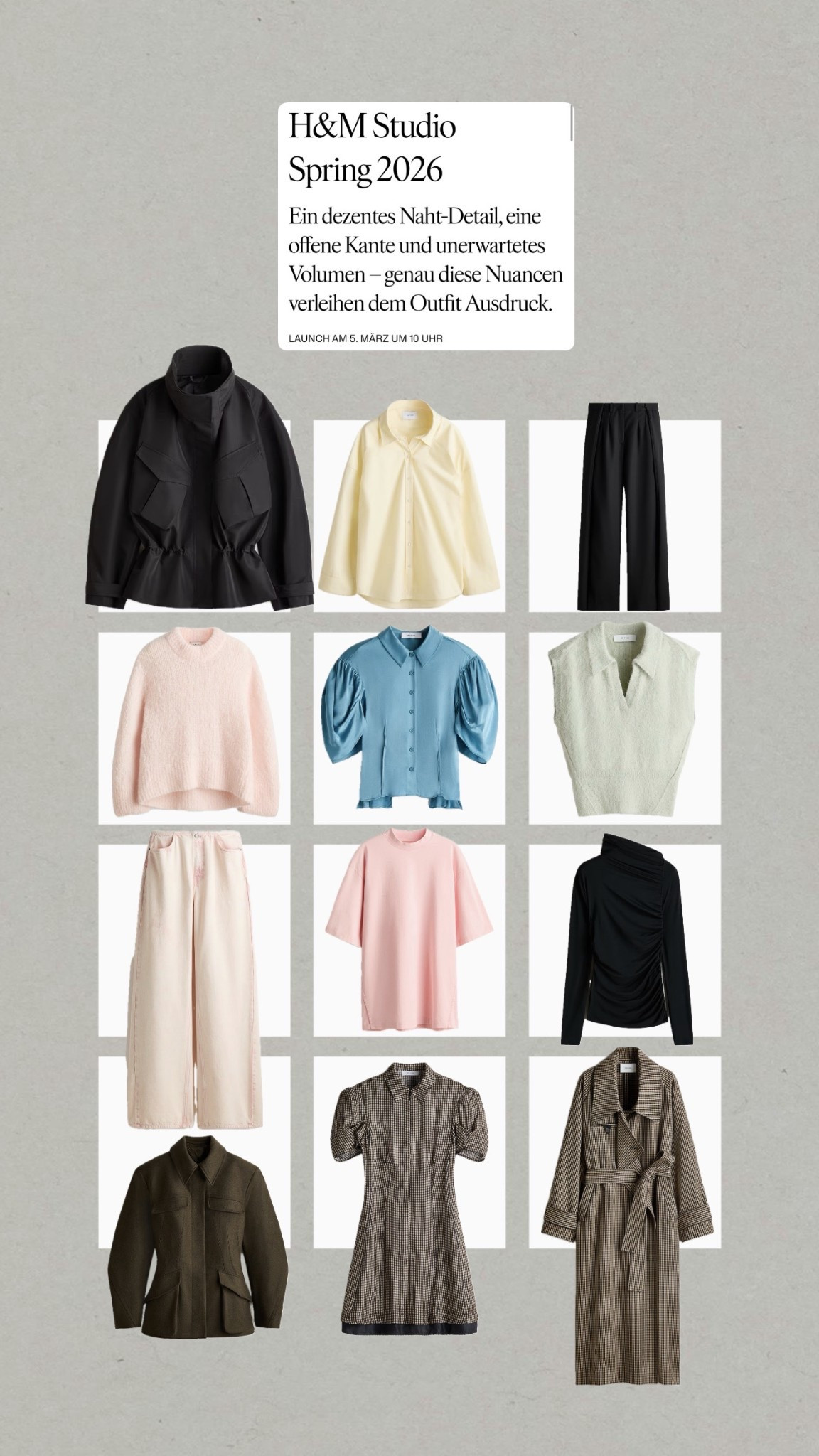 meine Favoriten aus der neuen H&M Spring Studio Kollektion ❤️‍🔥

#LTKSeasonal #LTKspringtrends #LTKspring