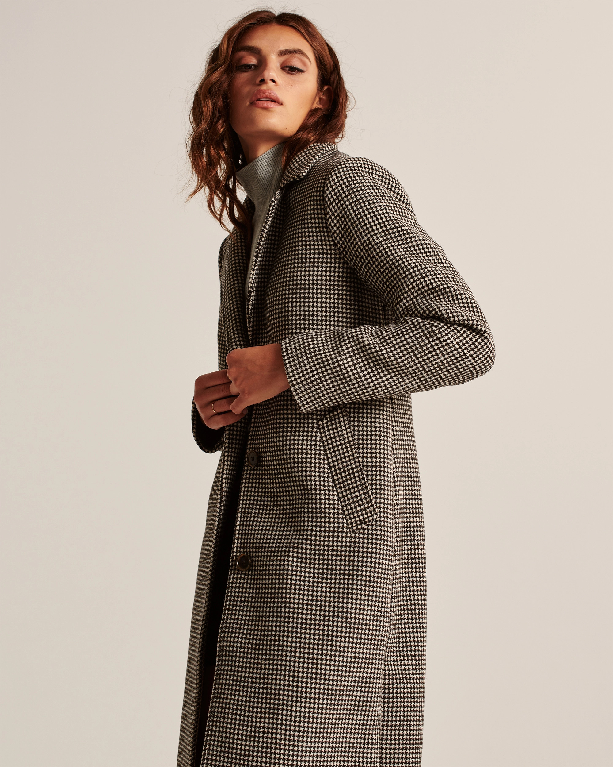 Calf-Length Dad Coat | Abercrombie & Fitch (US)