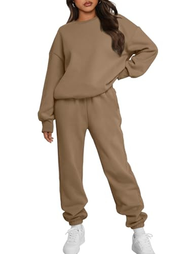 Trendy Queen Sweatsuits Women 2 Piece Outfits Two Piece Crewneck Sweatshirts Sets Lounge Fall Swe... | Amazon (US)