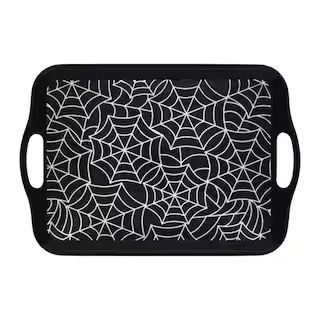 16.5" Black Spider Web Tray by Celebrate It™ | Michaels | Michaels Stores