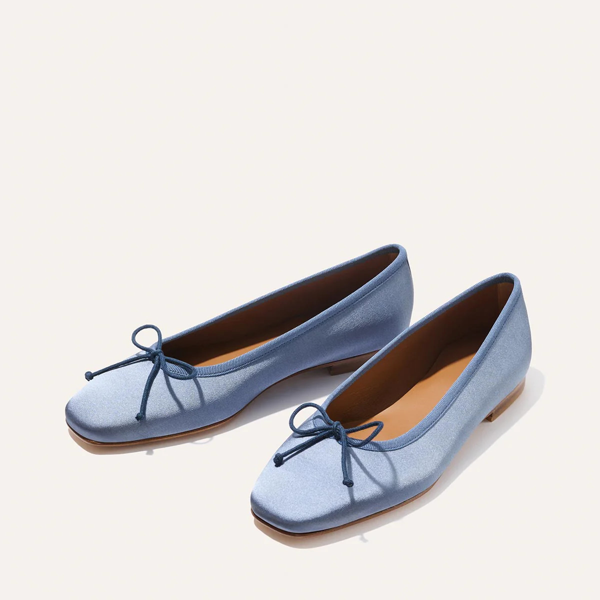 The Fonteyn - Slate Blue Satin | Margaux