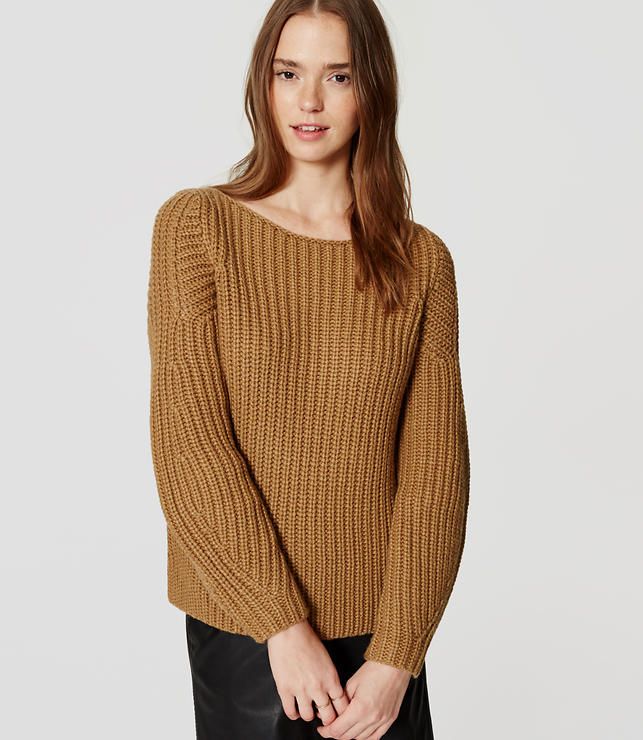 Curve Sleeve Sweater | LOFT