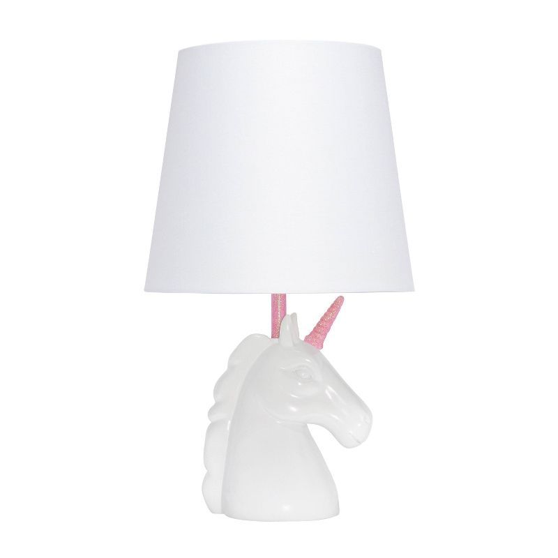 Sparkling Unicorn Table Lamp Pink/White - Simple Designs | Target
