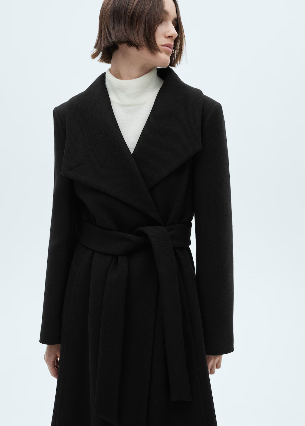 Wool overcoat | MANGO (UK)
