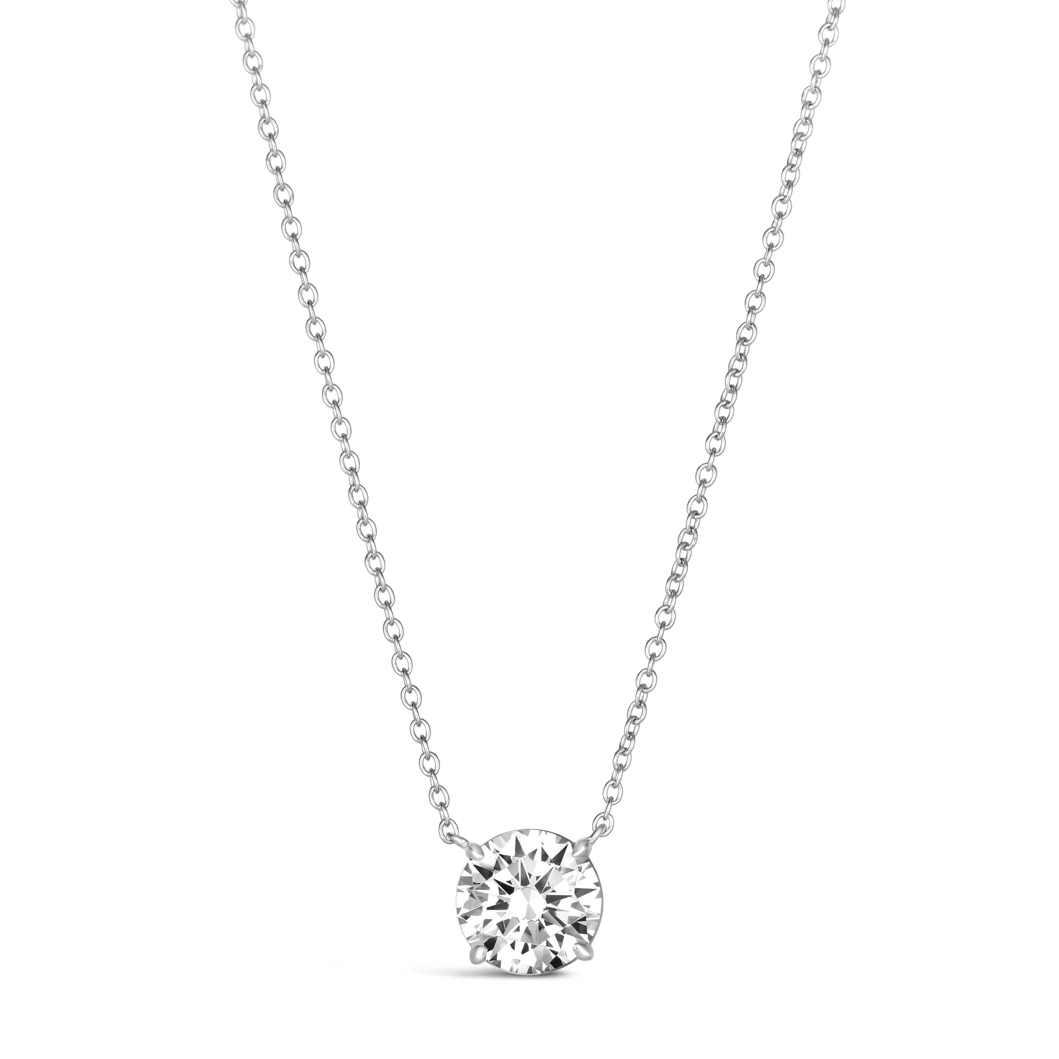 Anna Zuckerman Just Like Diamond Only Better Necklace in 3 Carat | Anna Zuckerman