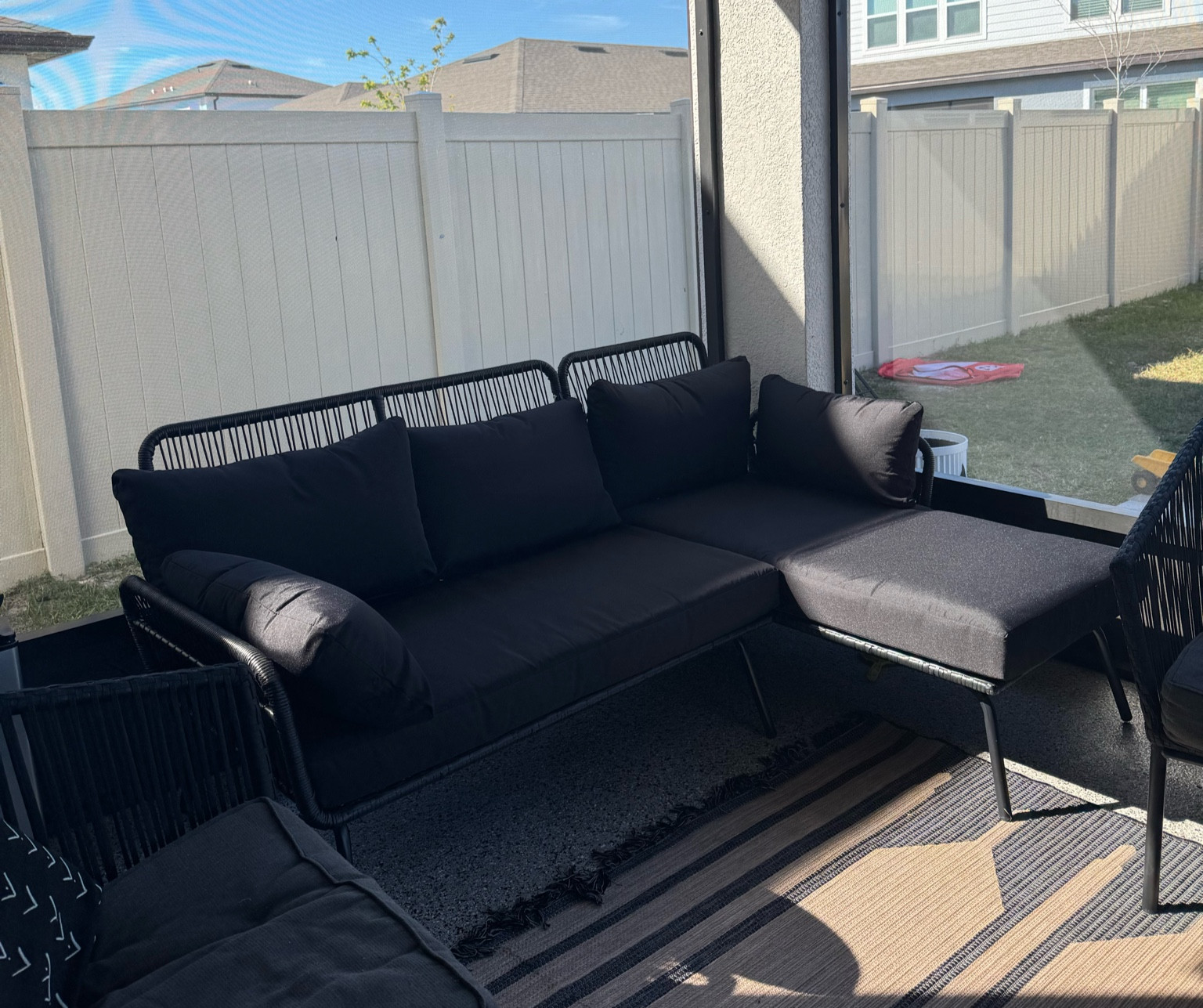 #walmart outdoor sectional! Walmart finds | Walmart home #outdoor #outdoorsectional 

#LTKHome #LTKFamily