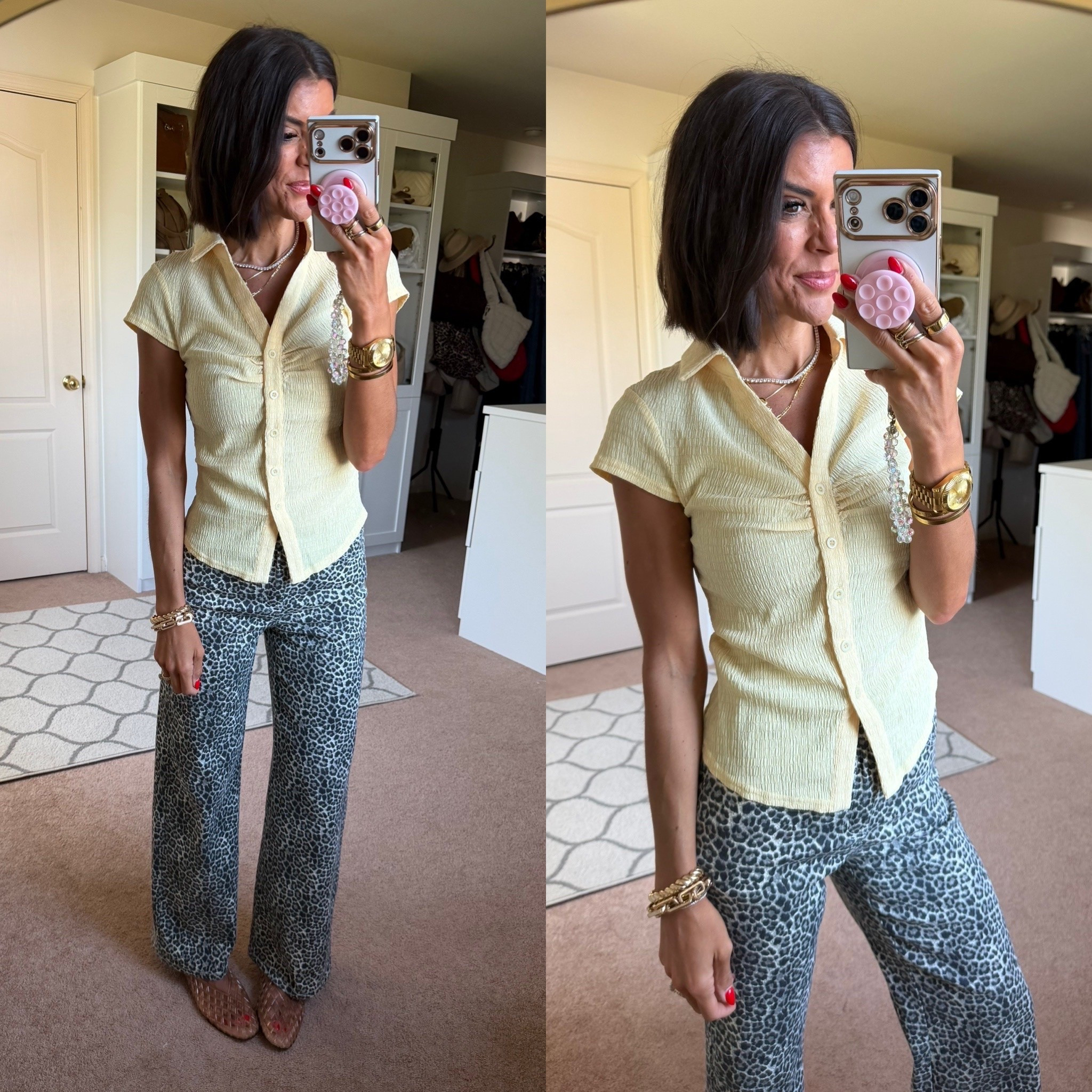 Size small in top, size 2 in jeans

#LTKootd #LTKgrwm #LTKdayinmylife