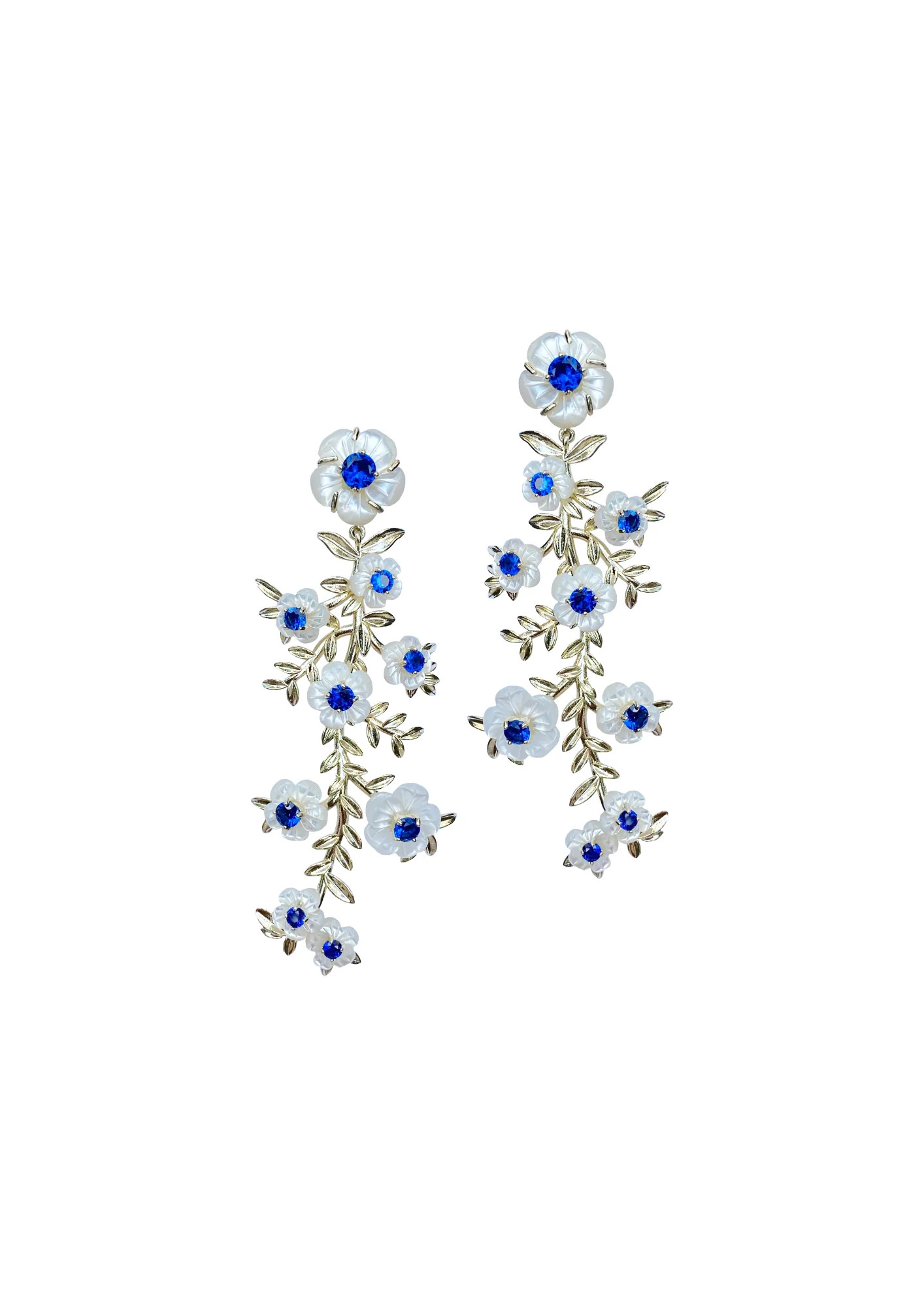 blue & white belgravia Blossom chinoiserie vine | Nicola Bathie Jewelry