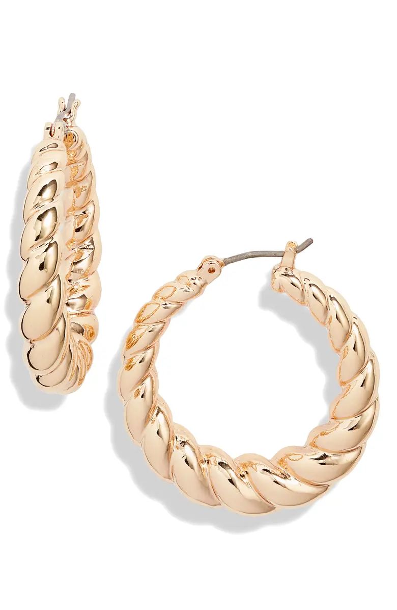 Nordstrom Nordstom Twisted Hoop Earrings | Nordstromrack | Nordstrom Rack