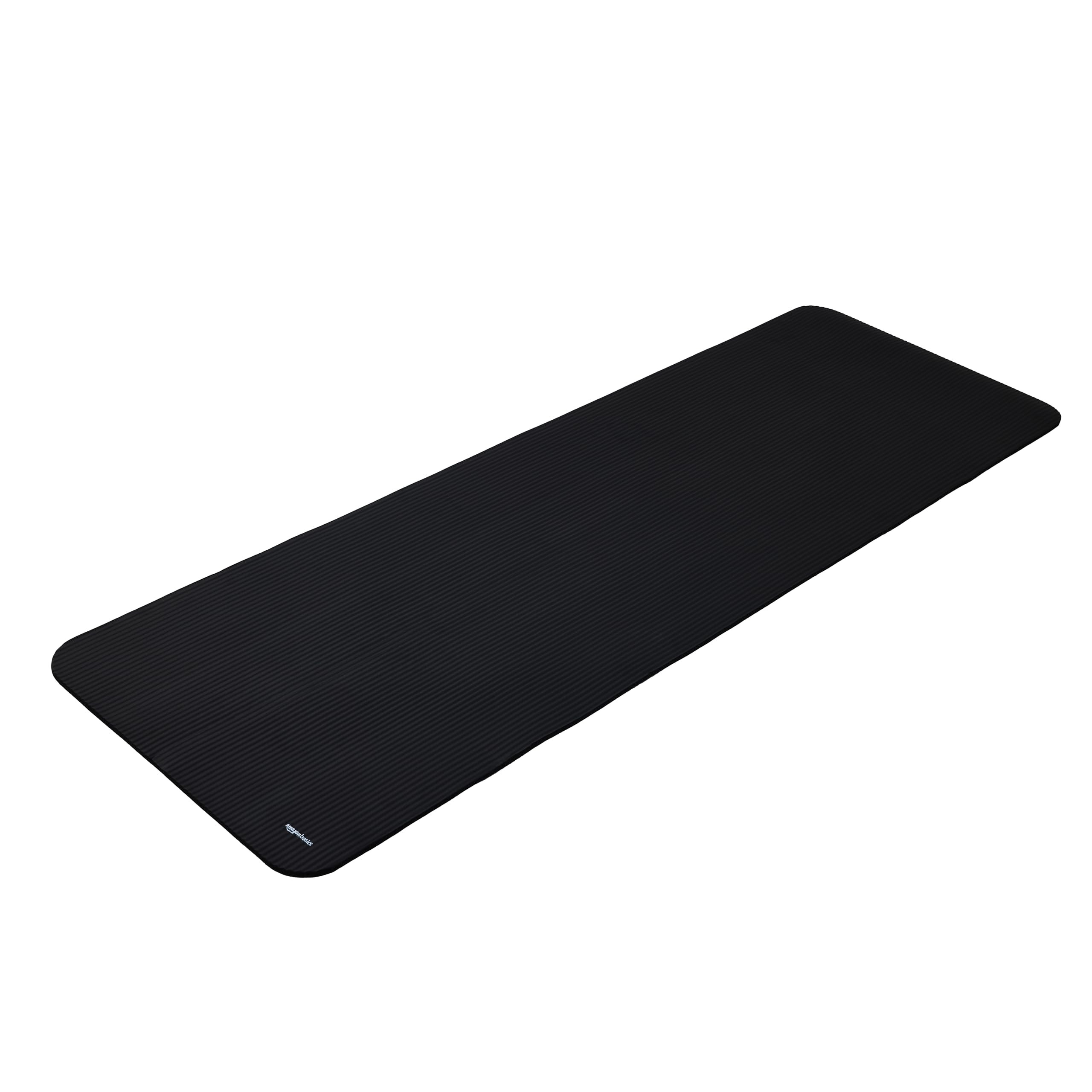 Amazon Basics Yoga Mat, Non Slip, Extra Thick, for Pilates, Exercise, Black, 183 x 61 x 1 cm | Amazon (UK)