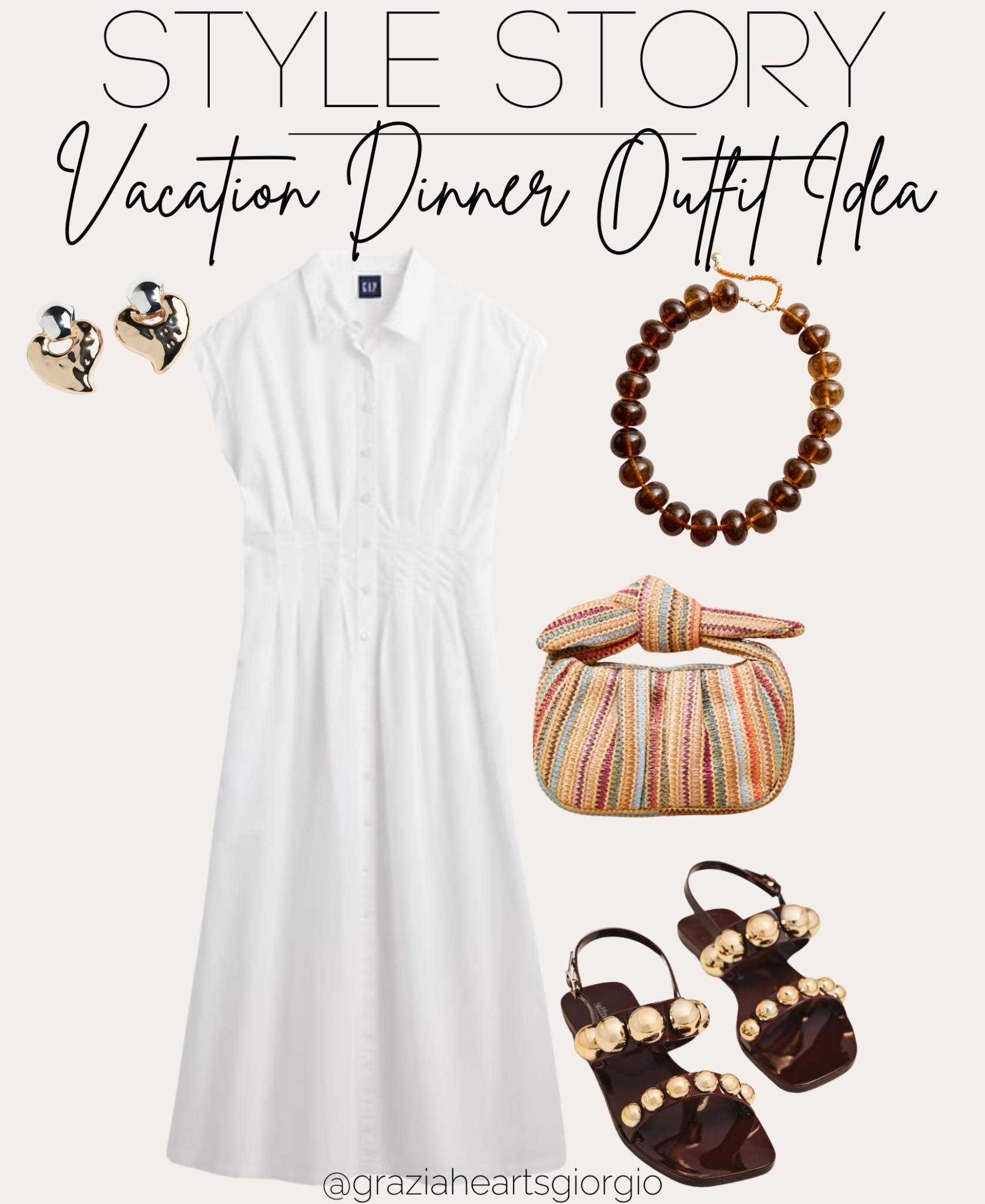 Vacation Dinner Outfit Idea 
.
#vacation #dinneroutfit 

#LTKSeasonal