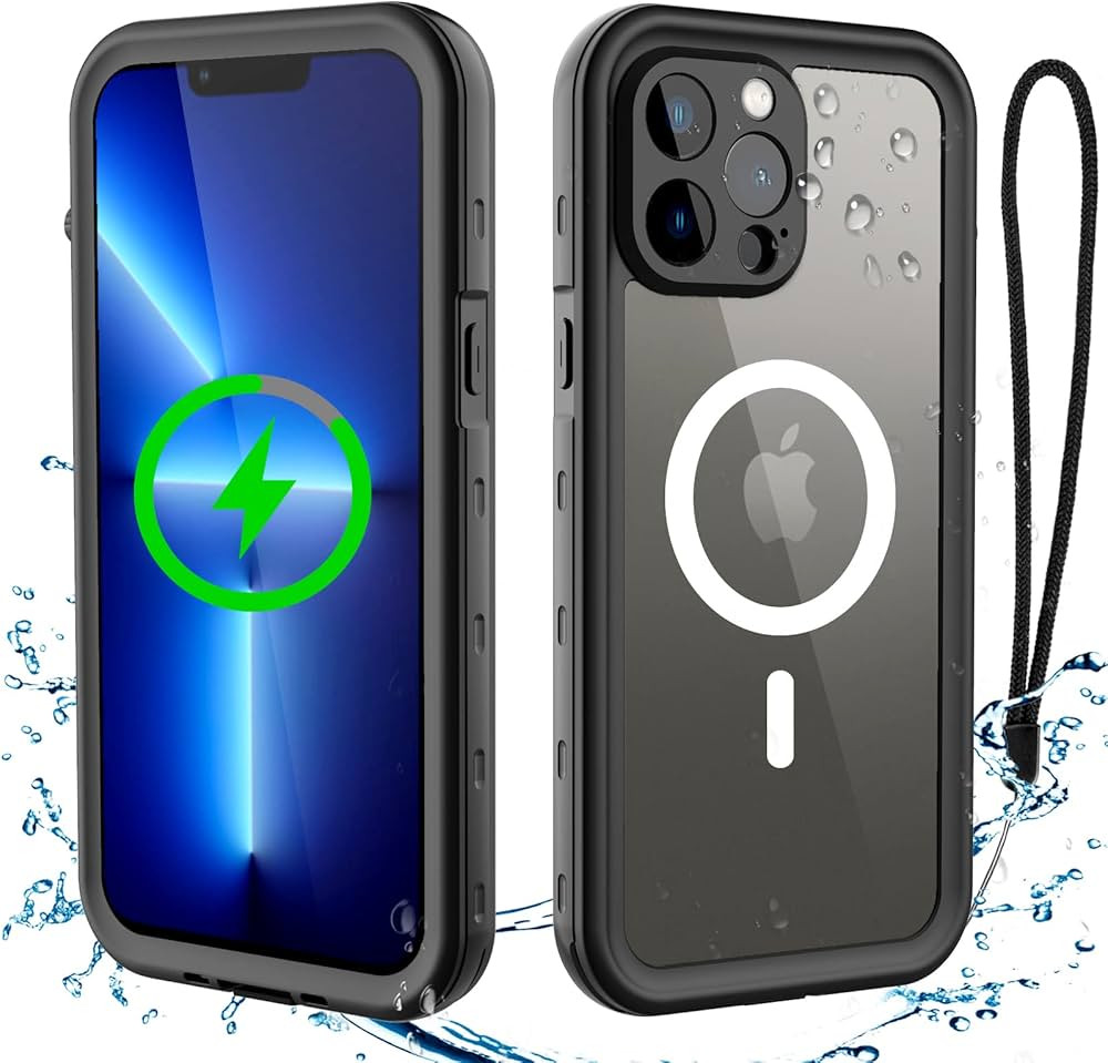 Transy iPhone 13 Pro Max Waterproof Case MagSafe Compatible 6.7 inch 2021 Mag Safe Magnetic Magne... | Amazon (US)