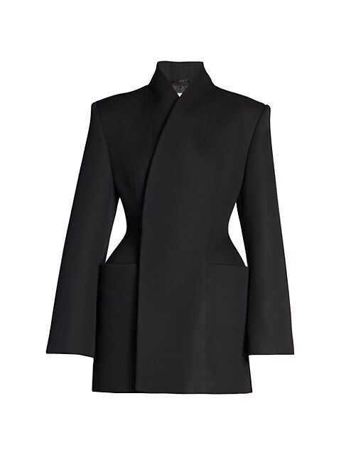 Hourglass Wool Jacket | Saks Fifth Avenue