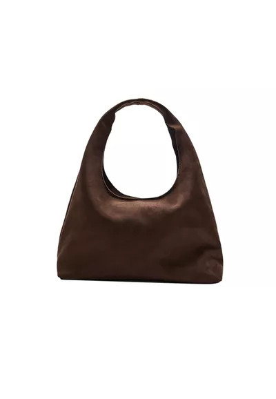 Faux suede shoulder bag | Stradivarius (UK)