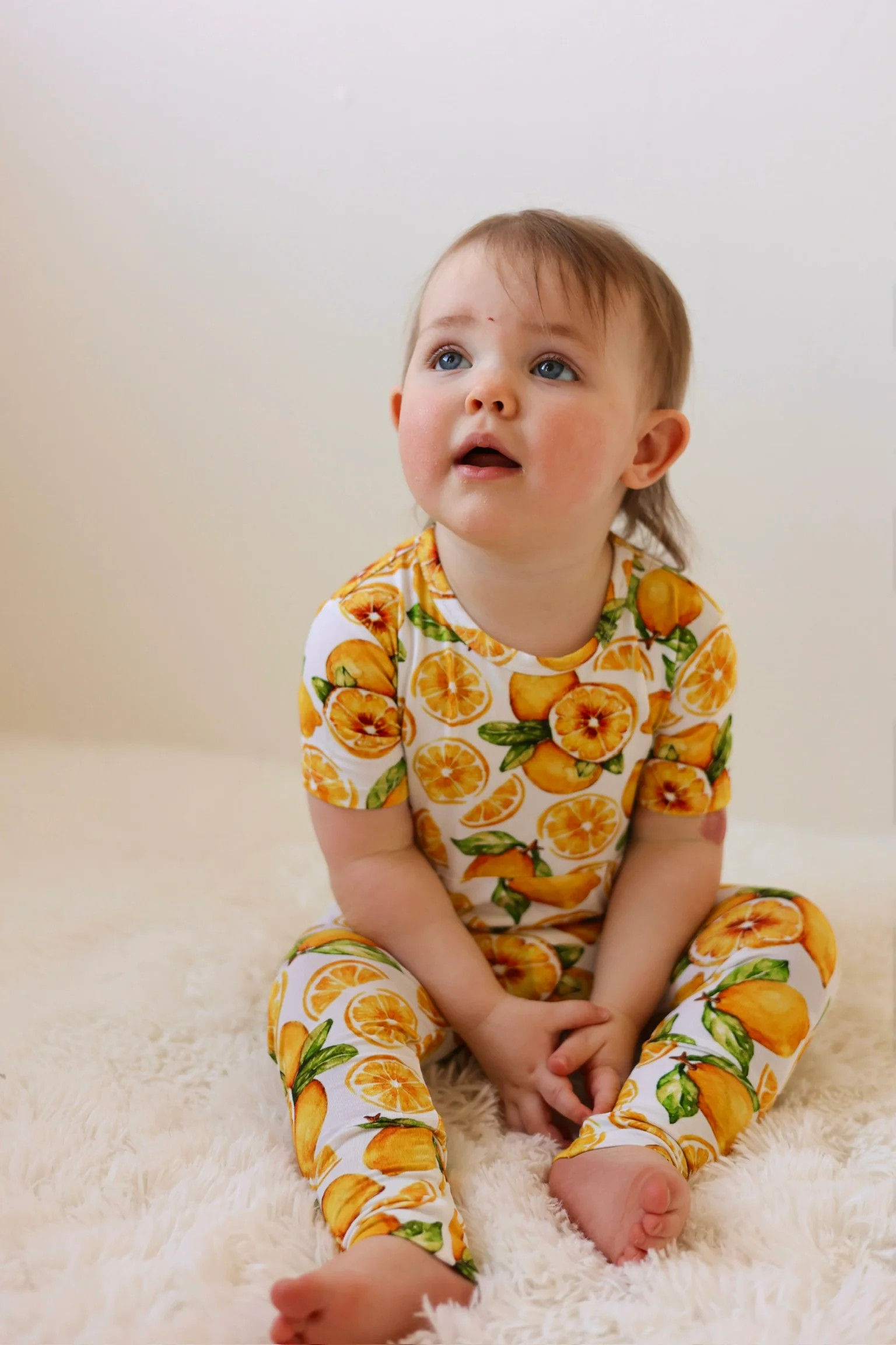 Change-A-Roo™ Front Opening Romper in OG Lemons of Tuscany | Ready Set Romper ®