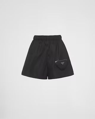 Re-Nylon shorts with pouch | Prada Spa UK