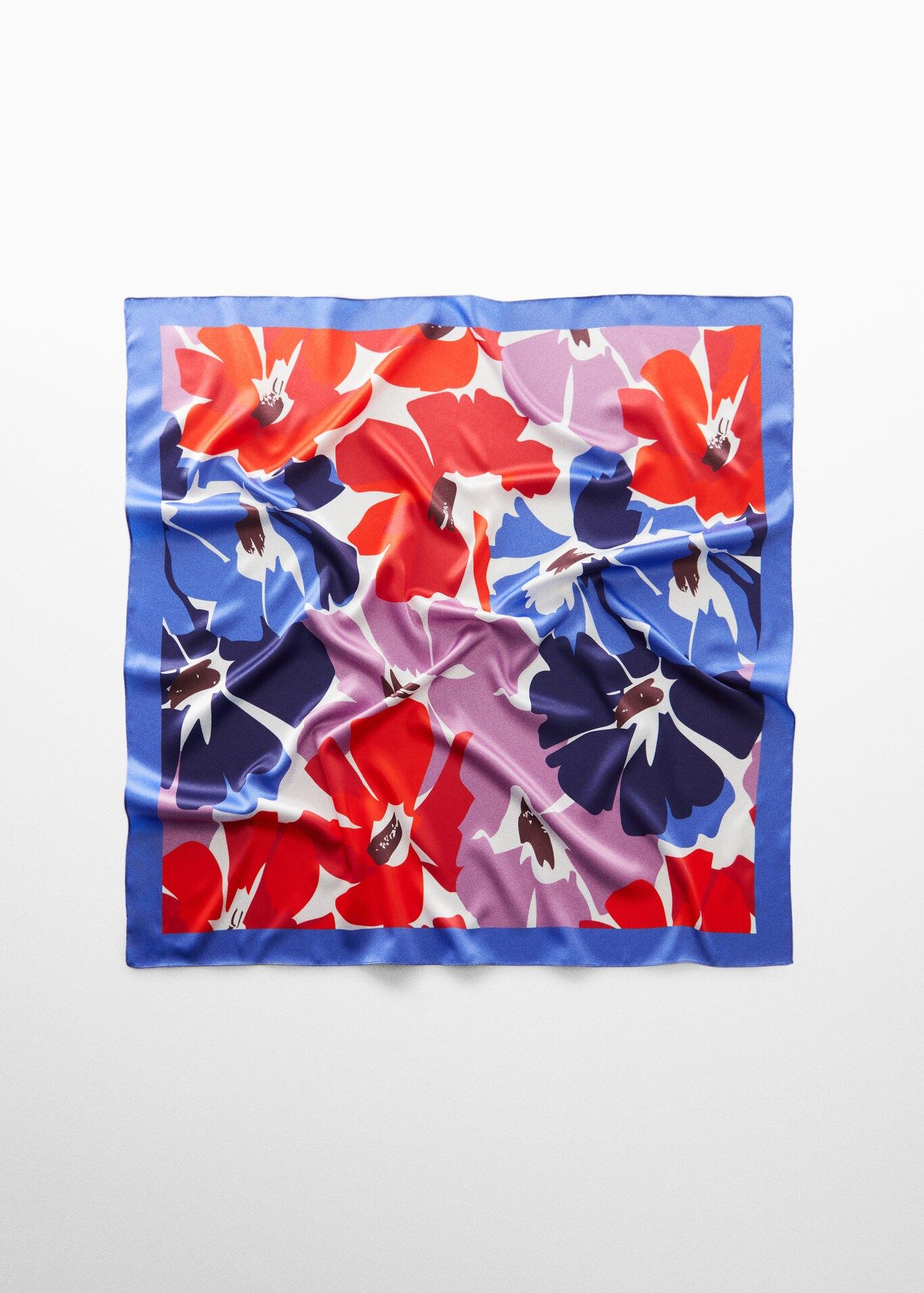 Foulard imprimé à fleurs -  Femme | Mango France | MANGO (FR)