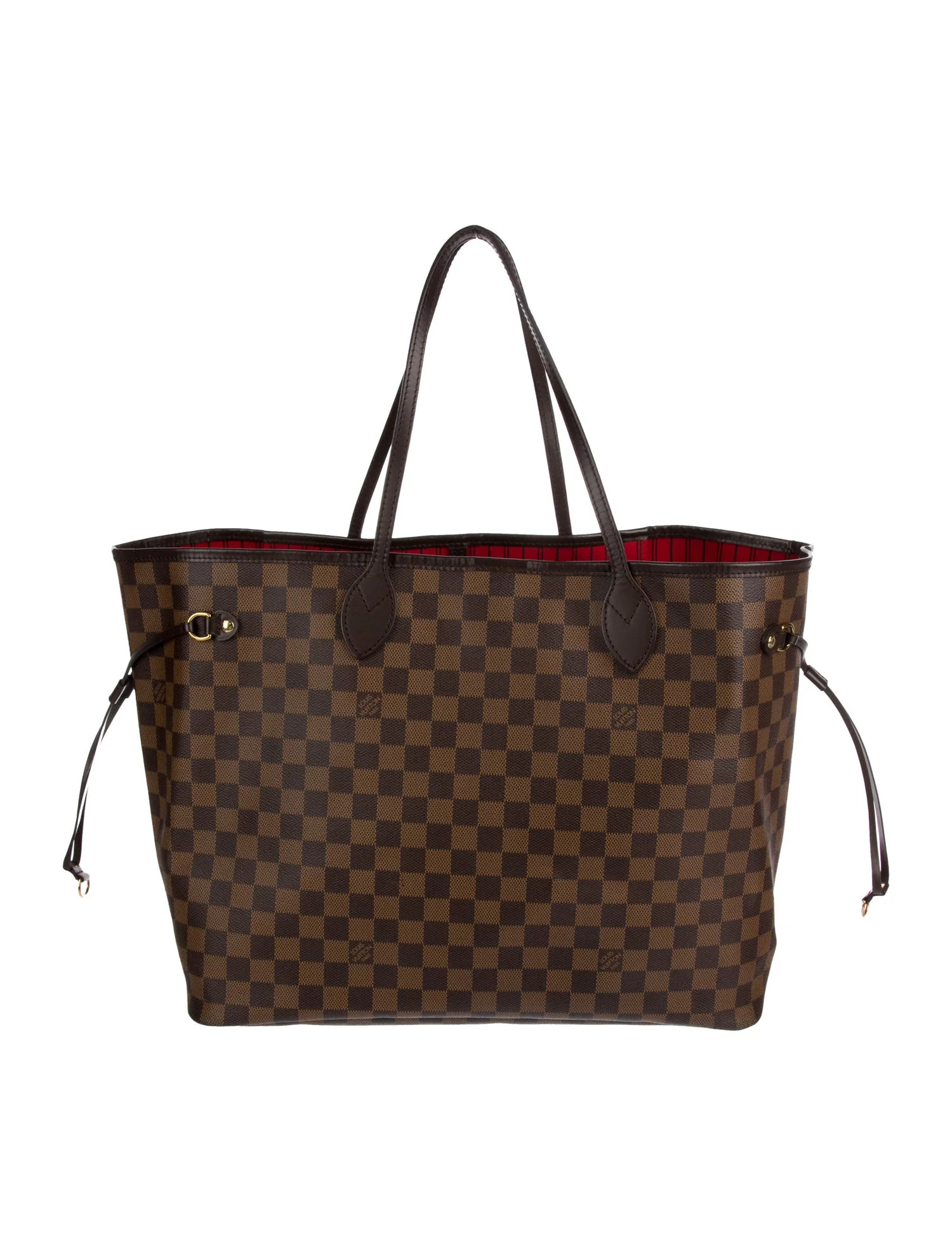 Damier Ebene Neverfull GM w/ Pouch | The RealReal