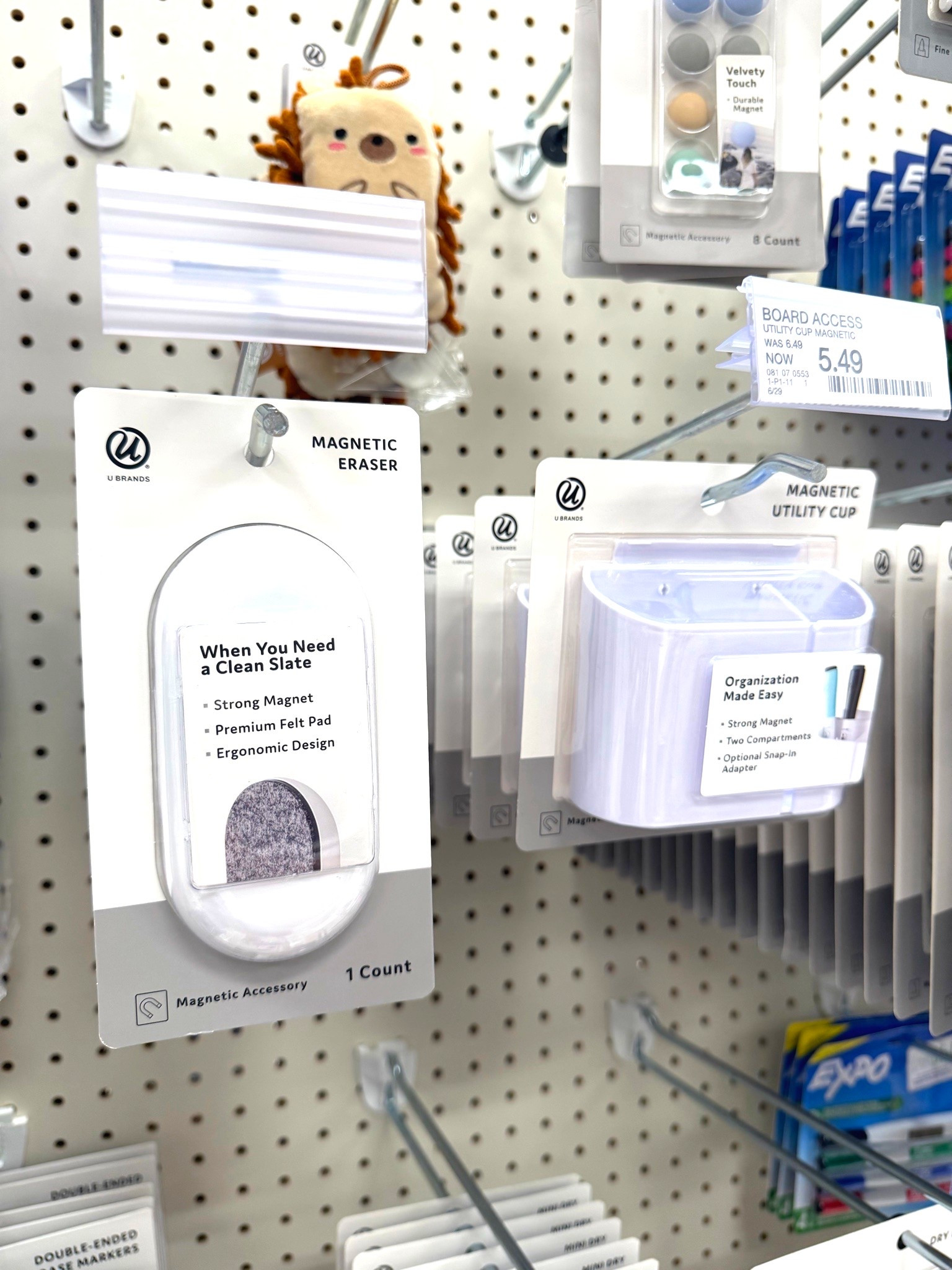 U Brands Utility Cup Magnetic Storage GRUV White: Magnetic Pen Holder for Whiteboard & Locker, Plastic & Magnetic Dry Eraser Target Back to School Shopping

#LTKstorytime #LTKmorningroutine #LTKKids