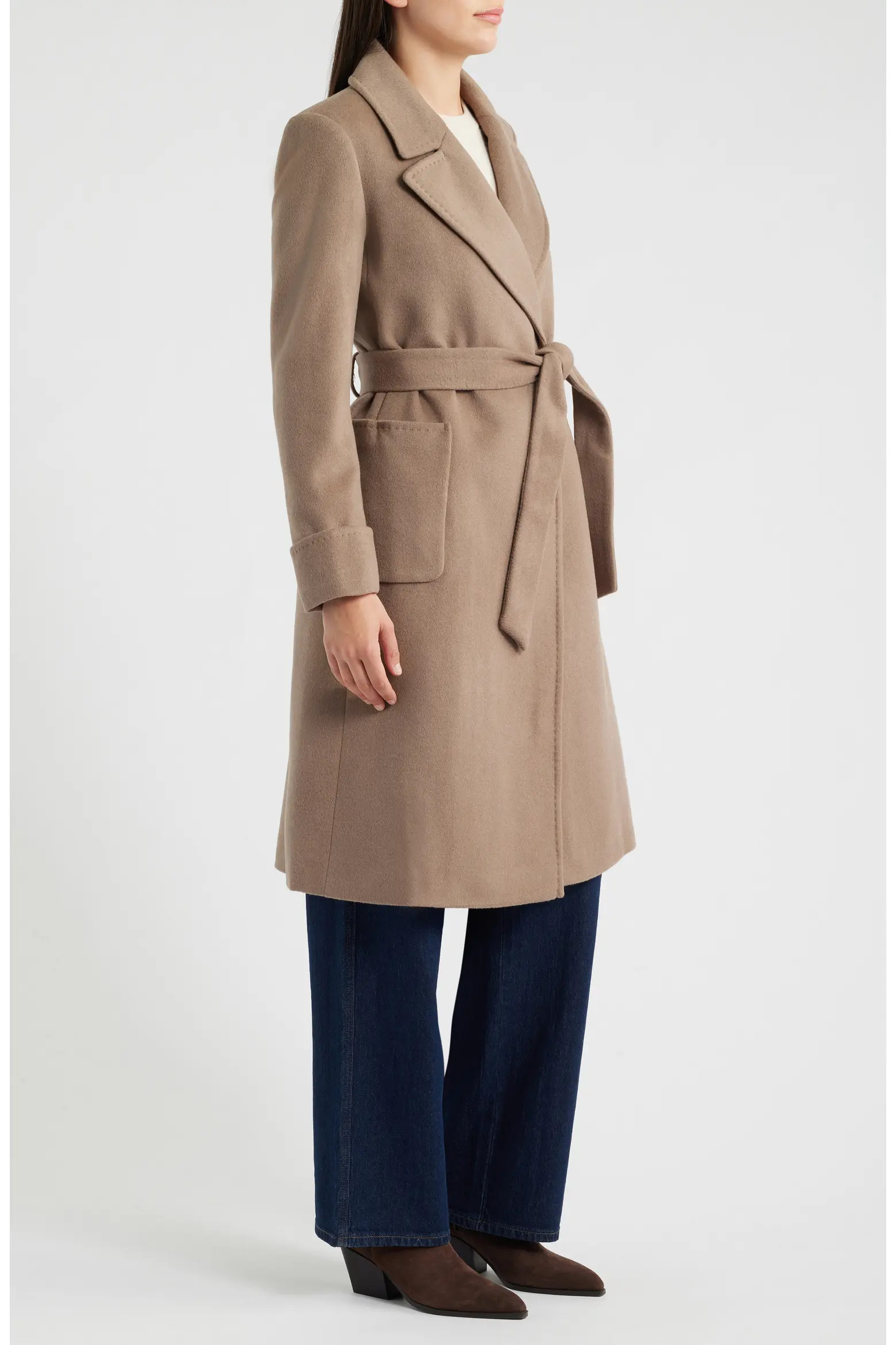 Wool Blend Wrap Coat (Women) | Nordstrom | Nordstrom
